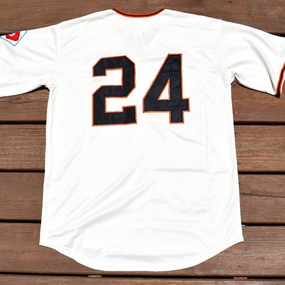 New Willie Mays San Francisco New York Giants Cream Baseball Jersey Adult Large - Picture 1 of 2